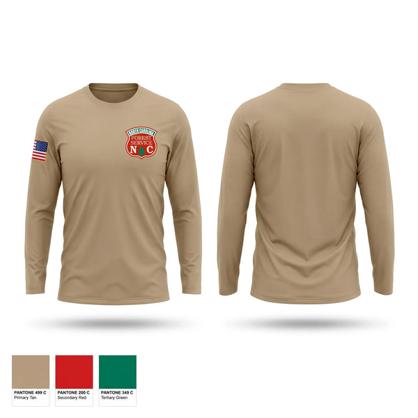 Long Sleeve Performance Shirt, North Carolina Forest Service, Fire Department, Teamtime, Team time, sublimation, custom sports apparel, team uniforms, spirit wear, spiritwear, sports uniforms, custom shirts, team store, custom team store, fundraiser sports, apparel fundraiser