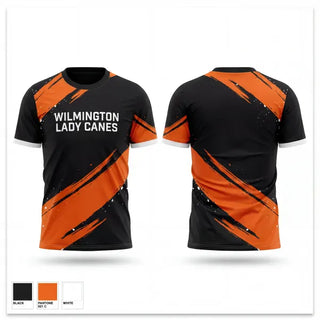 Short Sleeve Performance Shirt, Wilmington lady canes, Softball, Teamtime, Team time, sublimation, custom sports apparel, team uniforms, spirit wear, spiritwear, sports uniforms, custom shirts, team store, custom team store, fundraiser sports, apparel fundraiser