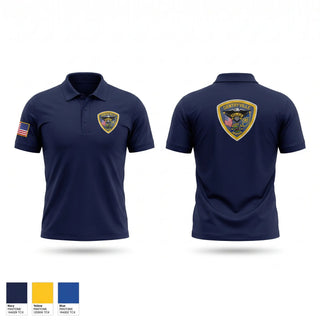 Short Sleeve Performance Polo, GENTRYVILLE POLICE DEPARTMENT, Police, Teamtime, Team time, sublimation, custom sports apparel, team uniforms, spirit wear, spiritwear, sports uniforms, custom shirts, team store, custom team store, fundraiser sports, apparel fundraiser