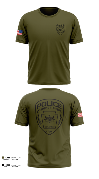 Old School Cotton Feel Shirt, Lycoming Regional Police Department, Police, Teamtime, Team time, sublimation, custom sports apparel, team uniforms, spirit wear, spiritwear, sports uniforms, custom shirts, team store, custom team store, fundraiser sports, apparel fundraiser