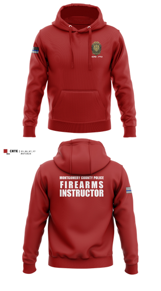 Hoodie, Montgomery County Police Department - Firearms Training Unit, Police, Teamtime, Team time, sublimation, custom sports apparel, team uniforms, spirit wear, spiritwear, sports uniforms, custom shirts, team store, custom team store, fundraiser sports, apparel fundraiser