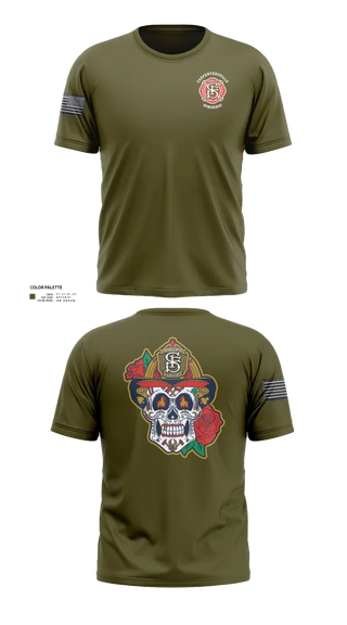 Short Sleeve Performance Shirt, Carpentersville Fire Department, Fire Department, Teamtime, Team time, sublimation, custom sports apparel, team uniforms, spirit wear, spiritwear, sports uniforms, custom shirts, team store, custom team store, fundraiser sports, apparel fundraiser