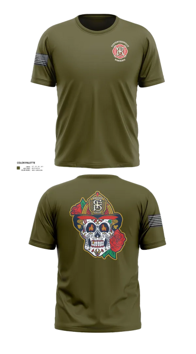 Carpentersville Fire Department 52158463 Short Sleeve Performance Shirt - 23