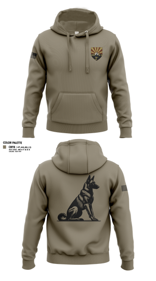 Hoodie, 355 K9, Air Force, Teamtime, Team time, sublimation, custom sports apparel, team uniforms, spirit wear, spiritwear, sports uniforms, custom shirts, team store, custom team store, fundraiser sports, apparel fundraiser