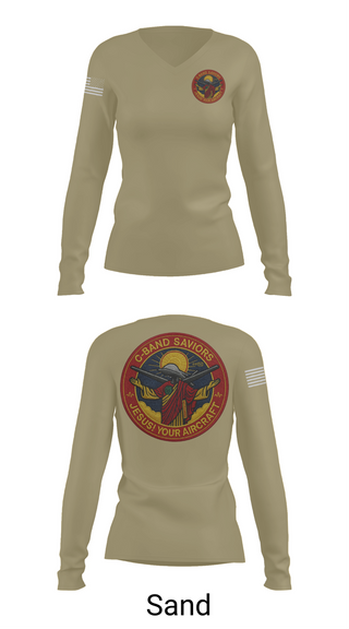 Womens Long Sleeve Vneck Shirt, 174th, , Teamtime, Team time, sublimation, custom sports apparel, team uniforms, spirit wear, spiritwear, sports uniforms, custom shirts, team store, custom team store, fundraiser sports, apparel fundraiser