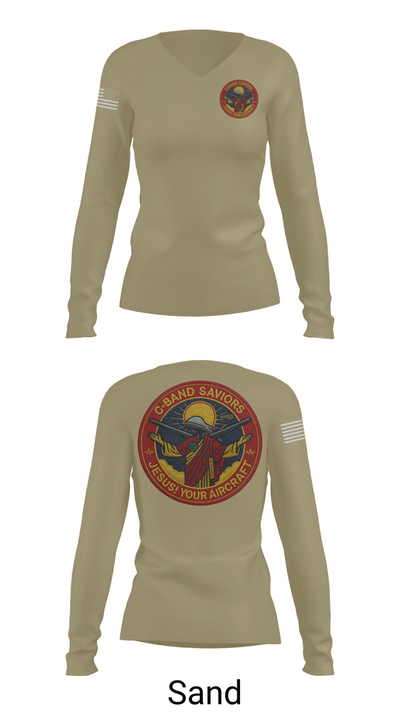 174th 84716687 Women's Long Sleeve V-neck Shirt - 97