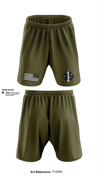 Athletic Shorts With Pockets, 1st Marine Division G-2 Targeting, Marines, Teamtime, Team time, sublimation, custom sports apparel, team uniforms, spirit wear, spiritwear, sports uniforms, custom shirts, team store, custom team store, fundraiser sports, apparel fundraiser