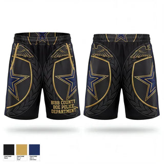 Athletic Shorts With Pockets, Bibb County BOE Police Department, Police, Teamtime, Team time, sublimation, custom sports apparel, team uniforms, spirit wear, spiritwear, sports uniforms, custom shirts, team store, custom team store, fundraiser sports, apparel fundraiser