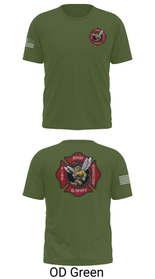 Old School Cotton Feel Shirt, B-Shift, Fire Department, Teamtime, Team time, sublimation, custom sports apparel, team uniforms, spirit wear, spiritwear, sports uniforms, custom shirts, team store, custom team store, fundraiser sports, apparel fundraiser