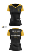 Gwynn Park Yellowjackets Women's Short Sleeve V-neck Shirt - 10