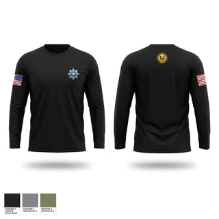 Long Sleeve Performance Shirt, Thayer County Sheriff, Police, Teamtime, Team time, sublimation, custom sports apparel, team uniforms, spirit wear, spiritwear, sports uniforms, custom shirts, team store, custom team store, fundraiser sports, apparel fundraiser