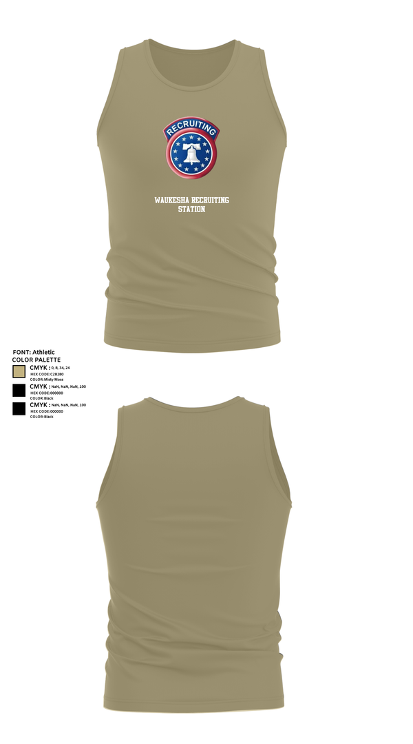 Tank Top, Waukesha recruiting station, Army, Teamtime, Team time, sublimation, custom sports apparel, team uniforms, spirit wear, spiritwear, sports uniforms, custom shirts, team store, custom team store, fundraiser sports, apparel fundraiser