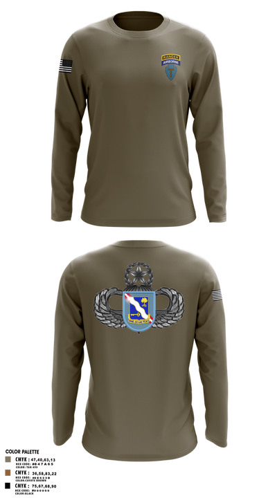 1-143rd airborne infantry regiment 54529572 Long Sleeve Performance Shirt 101