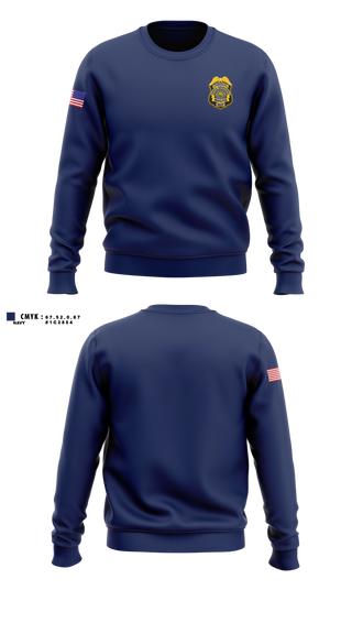 Crew Neck Sweatshirt, Department of public safety, Police, Teamtime, Team time, sublimation, custom sports apparel, team uniforms, spirit wear, spiritwear, sports uniforms, custom shirts, team store, custom team store, fundraiser sports, apparel fundraiser