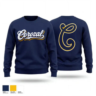 Crew Neck Sweatshirt, Corozal Plataneros, Baseball, Teamtime, Team time, sublimation, custom sports apparel, team uniforms, spirit wear, spiritwear, sports uniforms, custom shirts, team store, custom team store, fundraiser sports, apparel fundraiser