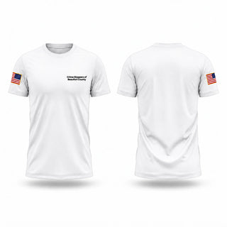 Short Sleeve Performance Shirt, Crime Stoppers of Beaufort County, Police, Teamtime, Team time, sublimation, custom sports apparel, team uniforms, spirit wear, spiritwear, sports uniforms, custom shirts, team store, custom team store, fundraiser sports, apparel fundraiser