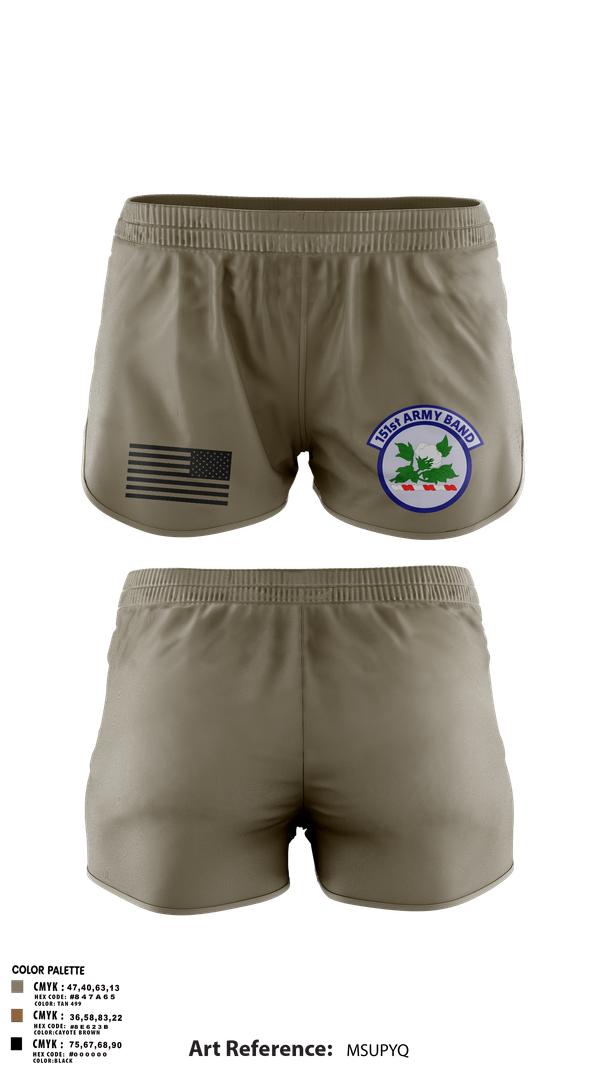Ranger Panties, 151st Army Band, , Teamtime, Team time, sublimation, custom sports apparel, team uniforms, spirit wear, spiritwear, sports uniforms, custom shirts, team store, custom team store, fundraiser sports, apparel fundraiser