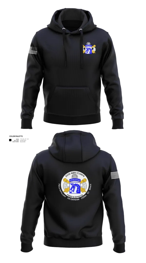 Hoodie, XVIII Airborne Corps G34 FIRES, Army, Teamtime, Team time, sublimation, custom sports apparel, team uniforms, spirit wear, spiritwear, sports uniforms, custom shirts, team store, custom team store, fundraiser sports, apparel fundraiser
