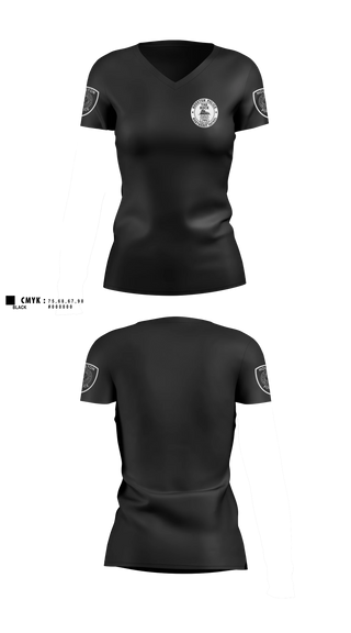 Womens Short Sleeve Vneck Shirt, Houston Police Northeast Patrol, Police, Teamtime, Team time, sublimation, custom sports apparel, team uniforms, spirit wear, spiritwear, sports uniforms, custom shirts, team store, custom team store, fundraiser sports, apparel fundraiser