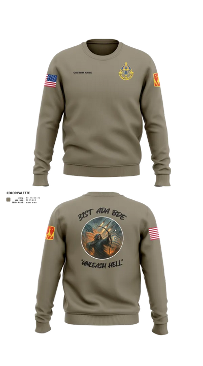HHB, 31st ADA BDE 93964777 Crew Neck Sweatshirt - 42