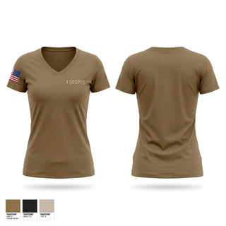 Womens Short Sleeve Vneck Shirt, 1 SOCPTS, Air Force, Teamtime, Team time, sublimation, custom sports apparel, team uniforms, spirit wear, spiritwear, sports uniforms, custom shirts, team store, custom team store, fundraiser sports, apparel fundraiser
