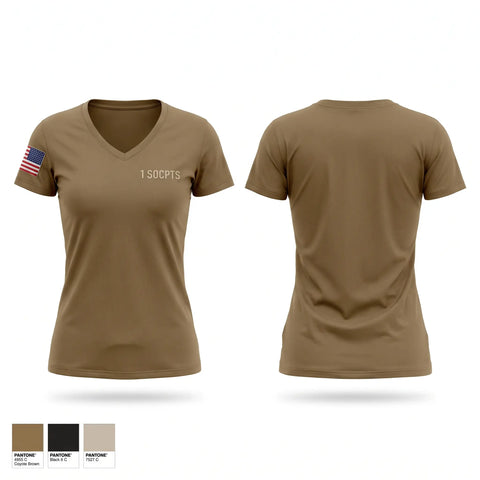 Womens Short Sleeve Vneck Shirt, 1 SOCPTS, Air Force, Teamtime, Team time, sublimation, custom sports apparel, team uniforms, spirit wear, spiritwear, sports uniforms, custom shirts, team store, custom team store, fundraiser sports, apparel fundraiser