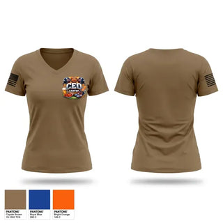 Womens Short Sleeve Vneck Shirt, B.H.B.A.N., Army, Teamtime, Team time, sublimation, custom sports apparel, team uniforms, spirit wear, spiritwear, sports uniforms, custom shirts, team store, custom team store, fundraiser sports, apparel fundraiser