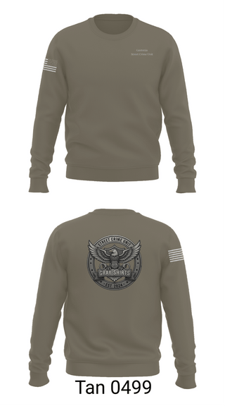 Crew Neck Sweatshirt, Street Crime Unit, Police, Teamtime, Team time, sublimation, custom sports apparel, team uniforms, spirit wear, spiritwear, sports uniforms, custom shirts, team store, custom team store, fundraiser sports, apparel fundraiser