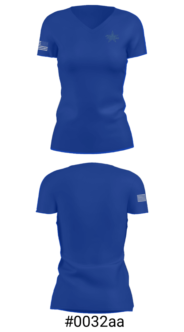 Women's Short Sleeve Vneck Shirt, Johnson County Trojans, Spirit Store, Teamtime, Team time, sublimation, custom sports apparel, team uniforms, spirit wear, spiritwear, sports uniforms, custom shirts, team store, custom team store, fundraiser sports, apparel fundraiser