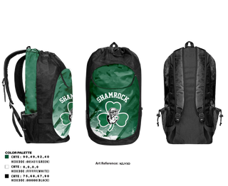 Gear Bag, Shamrock Wrestling Club, Wrestling, Teamtime, Team time, sublimation, custom sports apparel, team uniforms, spirit wear, spiritwear, sports uniforms, custom shirts, team store, custom team store, fundraiser sports, apparel fundraiser