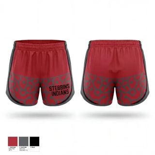Womens Shorts, Stebbins Indians, , Teamtime, Team time, sublimation, custom sports apparel, team uniforms, spirit wear, spiritwear, sports uniforms, custom shirts, team store, custom team store, fundraiser sports, apparel fundraiser