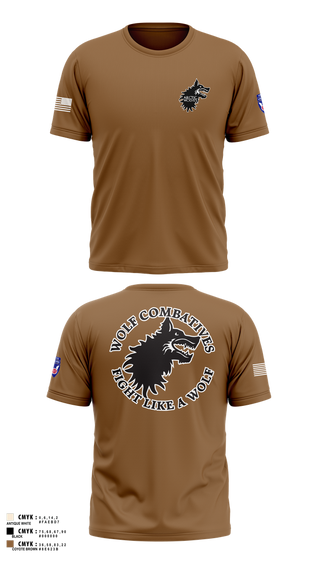 Old School Cotton Feel Shirt, Wolf Combatives, Army, Teamtime, Team time, sublimation, custom sports apparel, team uniforms, spirit wear, spiritwear, sports uniforms, custom shirts, team store, custom team store, fundraiser sports, apparel fundraiser