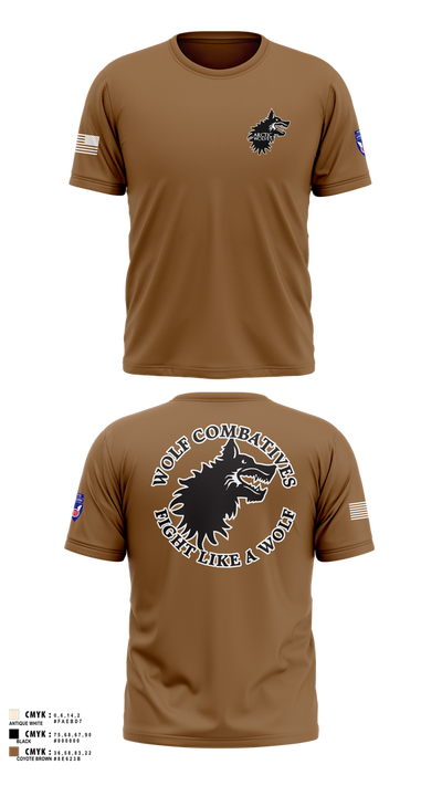 Wolf Combatives Old School Cotton Feel Shirt - 101
