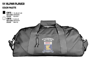 Duffle Bag, 97TH Chemical Battalion, , Teamtime, Team time, sublimation, custom sports apparel, team uniforms, spirit wear, spiritwear, sports uniforms, custom shirts, team store, custom team store, fundraiser sports, apparel fundraiser