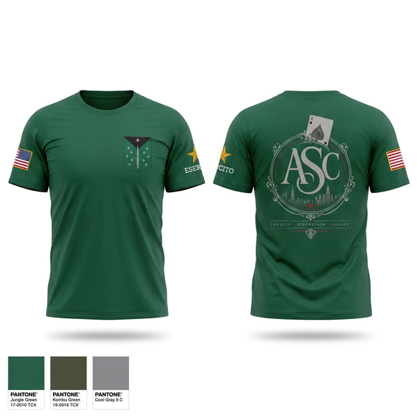 Old School Cotton Feel Shirt, ASC, 389th MI BN, Army, Teamtime, Team time, sublimation, custom sports apparel, team uniforms, spirit wear, spiritwear, sports uniforms, custom shirts, team store, custom team store, fundraiser sports, apparel fundraiser