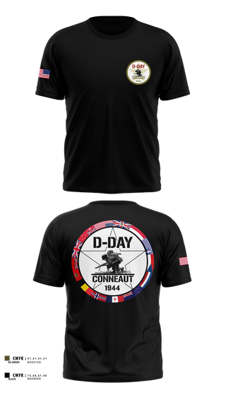 Old School Cotton Feel Shirt, D-Day Ohio, Inc, , Teamtime, Team time, sublimation, custom sports apparel, team uniforms, spirit wear, spiritwear, sports uniforms, custom shirts, team store, custom team store, fundraiser sports, apparel fundraiser