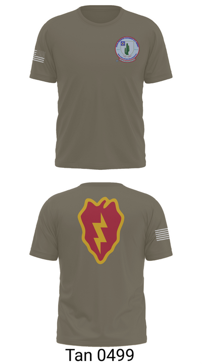 2-35 Infantry Batallion 77036654 Old School Cotton Feel Shirt - 70