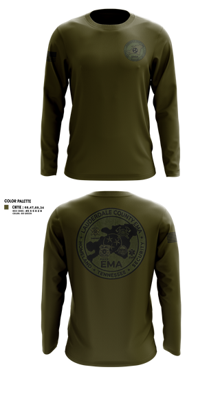 Long Sleeve Performance Shirt, Lauderdale County Emergency Management Homeland Securtiy, Fire Department, Teamtime, Team time, sublimation, custom sports apparel, team uniforms, spirit wear, spiritwear, sports uniforms, custom shirts, team store, custom team store, fundraiser sports, apparel fundraiser
