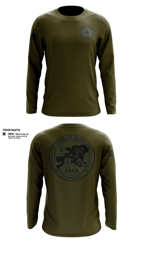 Long Sleeve Performance Shirt, Lauderdale County Emergency Management Homeland Securtiy, Fire Department, Teamtime, Team time, sublimation, custom sports apparel, team uniforms, spirit wear, spiritwear, sports uniforms, custom shirts, team store, custom team store, fundraiser sports, apparel fundraiser