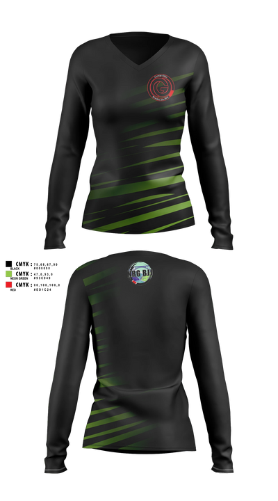 NRG Brazilian Jiu-JitsuNRG Brazilian Jiu-Jitsu Women's Long Sleeve V-neck Shirt - 5