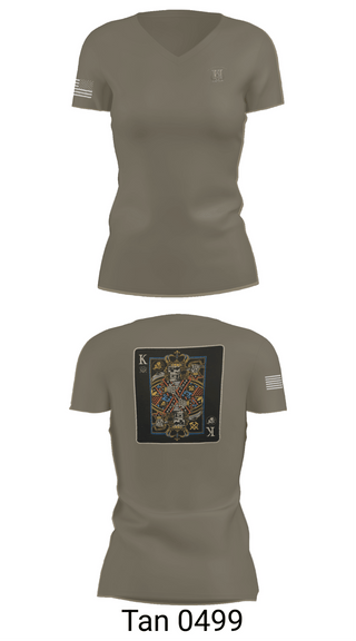 Womens Short Sleeve Vneck Shirt, EOD TEU 2, Navy, Teamtime, Team time, sublimation, custom sports apparel, team uniforms, spirit wear, spiritwear, sports uniforms, custom shirts, team store, custom team store, fundraiser sports, apparel fundraiser