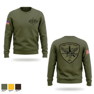 Crew Neck Sweatshirt, Sevier County Sheriff SRT, Police, Teamtime, Team time, sublimation, custom sports apparel, team uniforms, spirit wear, spiritwear, sports uniforms, custom shirts, team store, custom team store, fundraiser sports, apparel fundraiser