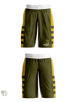 Mens Basketball Shorts, Santa Barbara Dons, Men's Basketball, Teamtime, Team time, sublimation, custom sports apparel, team uniforms, spirit wear, spiritwear, sports uniforms, custom shirts, team store, custom team store, fundraiser sports, apparel fundraiser