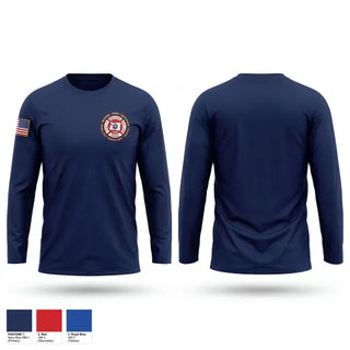 Long Sleeve Performance Shirt, Nestucca Rural Fire Protection District, Fire Department, Teamtime, Team time, sublimation, custom sports apparel, team uniforms, spirit wear, spiritwear, sports uniforms, custom shirts, team store, custom team store, fundraiser sports, apparel fundraiser