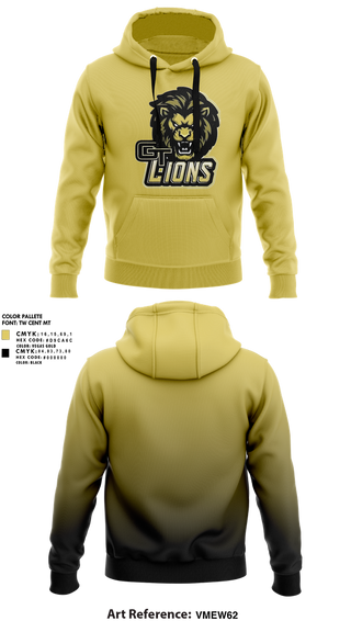 Hoodie, Gt lions, , Teamtime, Team time, sublimation, custom sports apparel, team uniforms, spirit wear, spiritwear, sports uniforms, custom shirts, team store, custom team store, fundraiser sports, apparel fundraiser