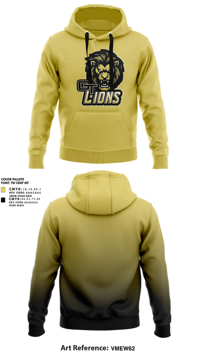 Gt lions 94037255 Hoodie - 2