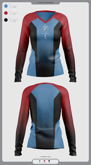 Womens Long Sleeve Vneck Shirt, westlake, Men's Soccer, Teamtime, Team time, sublimation, custom sports apparel, team uniforms, spirit wear, spiritwear, sports uniforms, custom shirts, team store, custom team store, fundraiser sports, apparel fundraiser