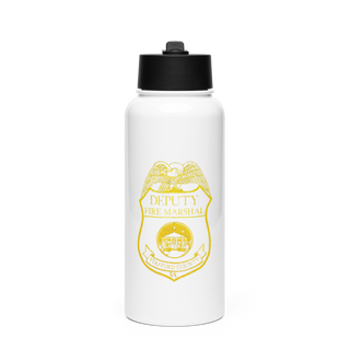 Stafford County Fire Marshal's Office 23358939 Stainless Steel Water Bottle with a Straw Lid