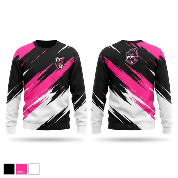 Crew Neck Sweatshirt, FFC, Men's Soccer, Teamtime, Team time, sublimation, custom sports apparel, team uniforms, spirit wear, spiritwear, sports uniforms, custom shirts, team store, custom team store, fundraiser sports, apparel fundraiser