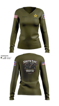SAC SOUTH 26897599 Women's Long Sleeve V-neck Shirt - 8
